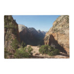 Zion from Angels Landing Trail Zion National Park Placemat