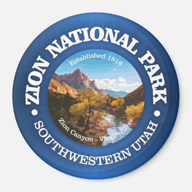 Zion National Park 2 Magnet (Front)