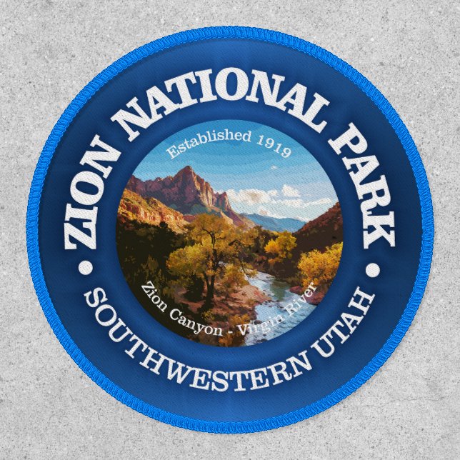 Zion National Park 2 Patch (Front)