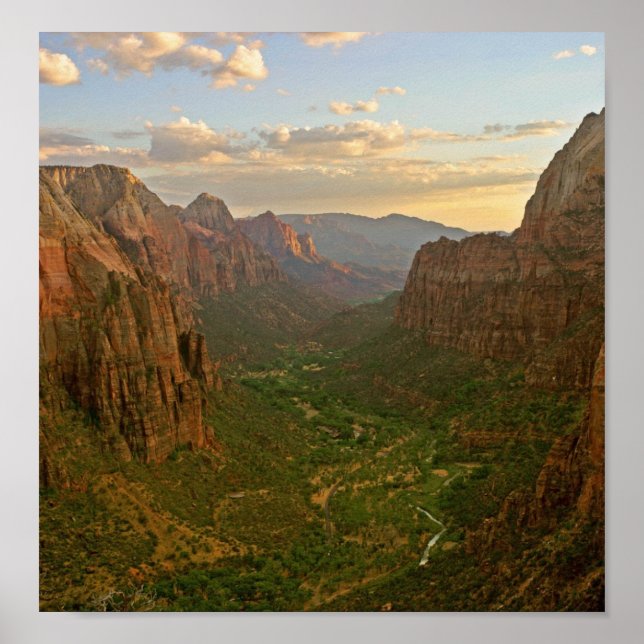 Zion National Park - Angels Landing Poster (Front)