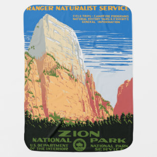 Zion National Park Baby Blanket