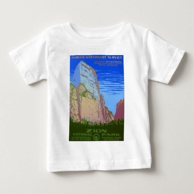 Zion National Park Baby T-Shirt (Front)