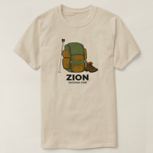 Zion National Park Backpack T-Shirt