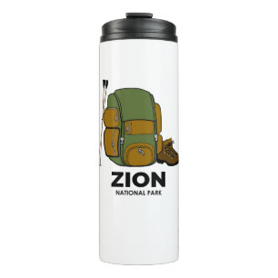 Zion National Park Backpack Thermal Tumbler