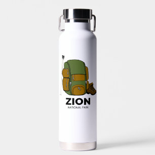 Zion National Park Backpack Water Bottle