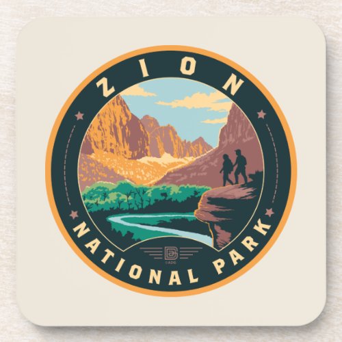 Zion National Park Beverage Coaster