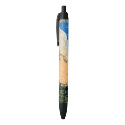 Zion National Park Black Ink Pen