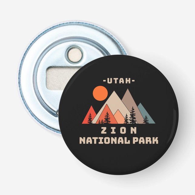 Zion National Park Bottle Opener (Front)