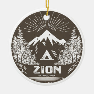 Zion National Park Ceramic Ornament
