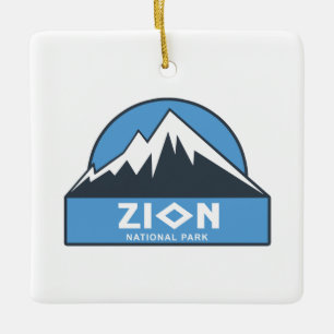 Zion National Park Ceramic Ornament