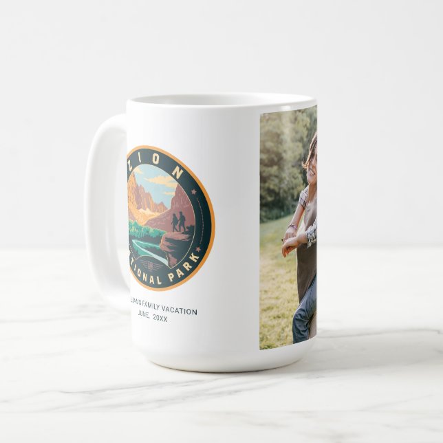 Zion National Park Coffee Mug (Front Left)