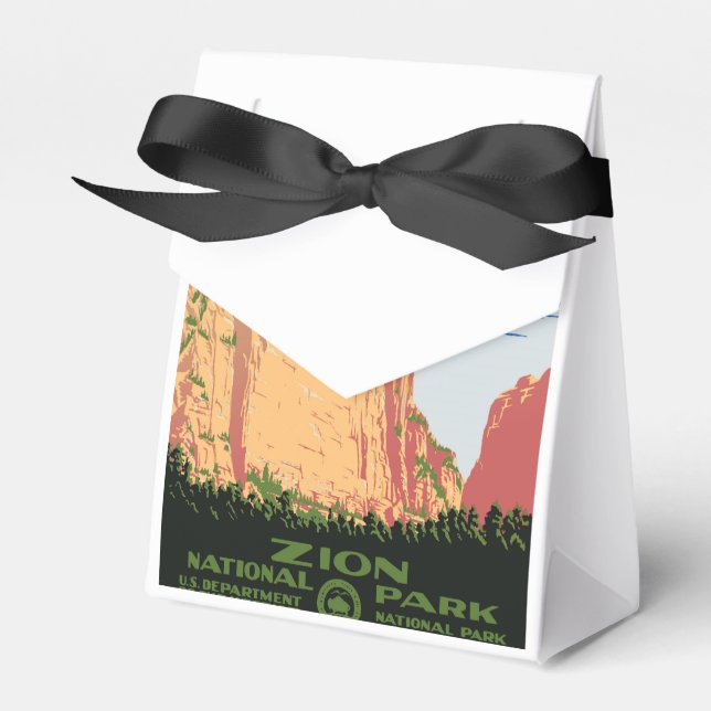 Zion National Park Favor Boxes (Front Side)