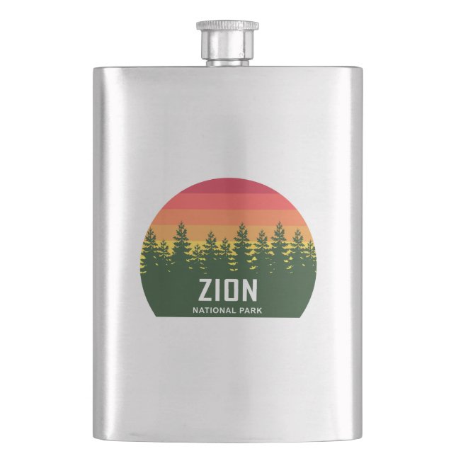 Zion National Park Flask (Front)
