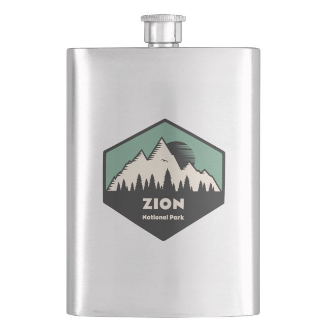 Zion National Park Flask (Front)