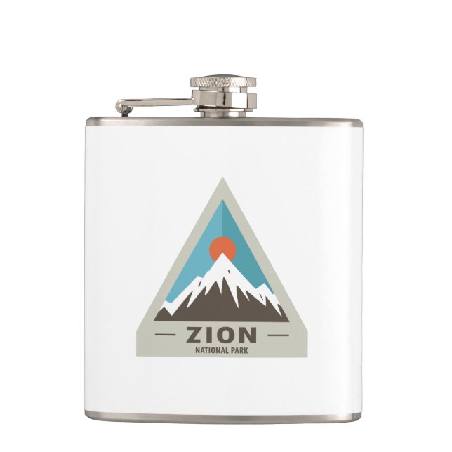 Zion National Park Flask (Front)
