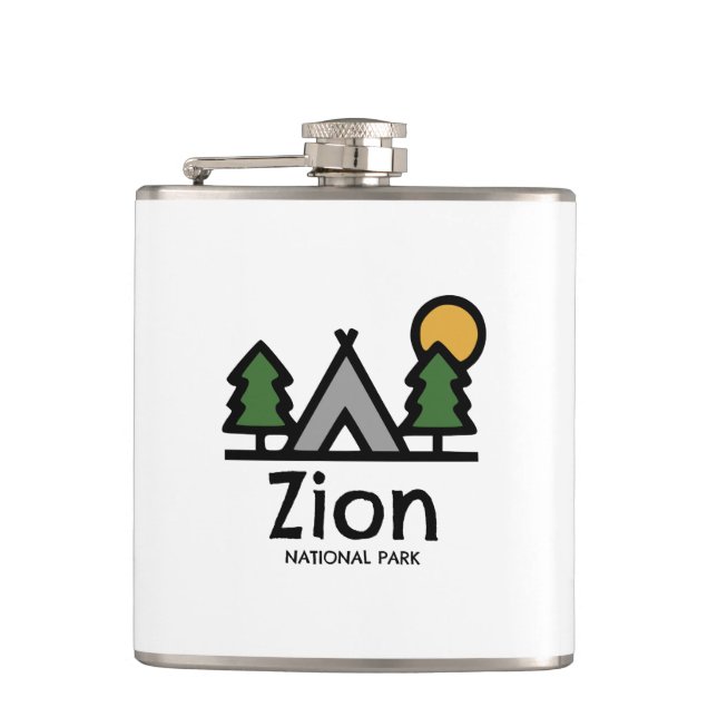 Zion National Park Flask (Front)
