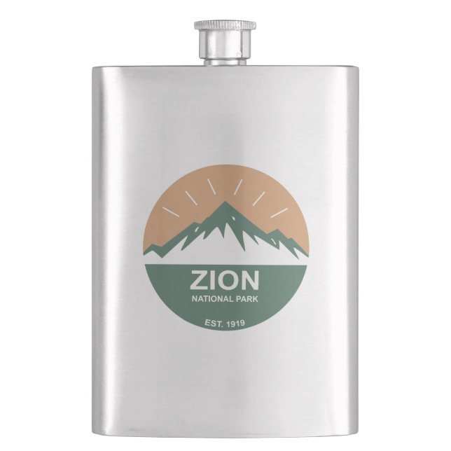Zion National Park Flask (Front)