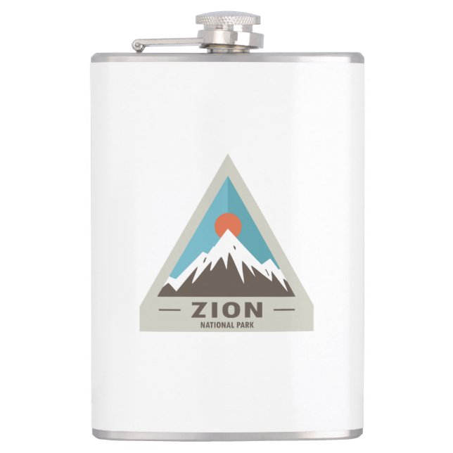 Zion National Park Flask (Front)