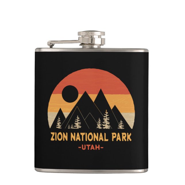Zion National Park Flask (Front)