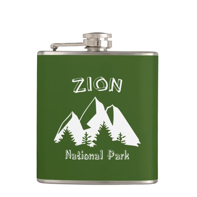 Zion National Park Flask (Front)