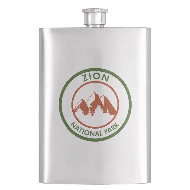 Zion National Park Flask (Front)