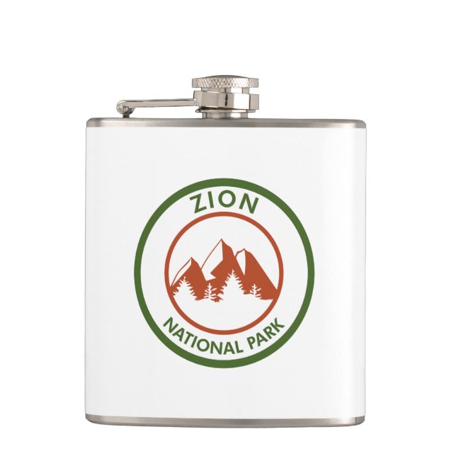 Zion National Park Flask (Front)