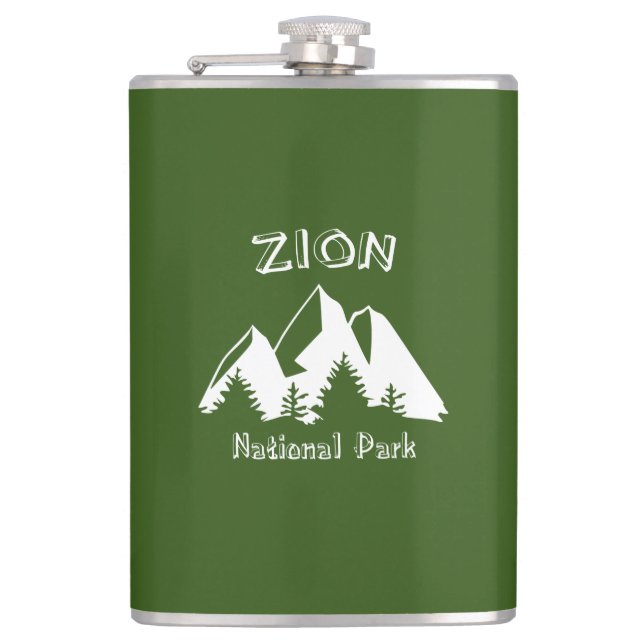 Zion National Park Flask (Front)