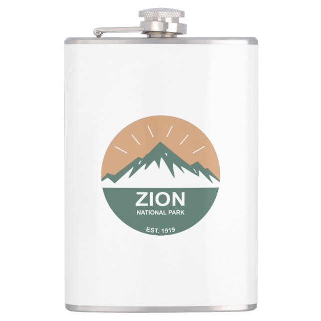 Zion National Park Flask (Front)