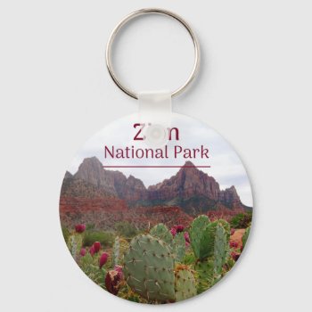 Zion National Park Keychain by YellowSnail at Zazzle