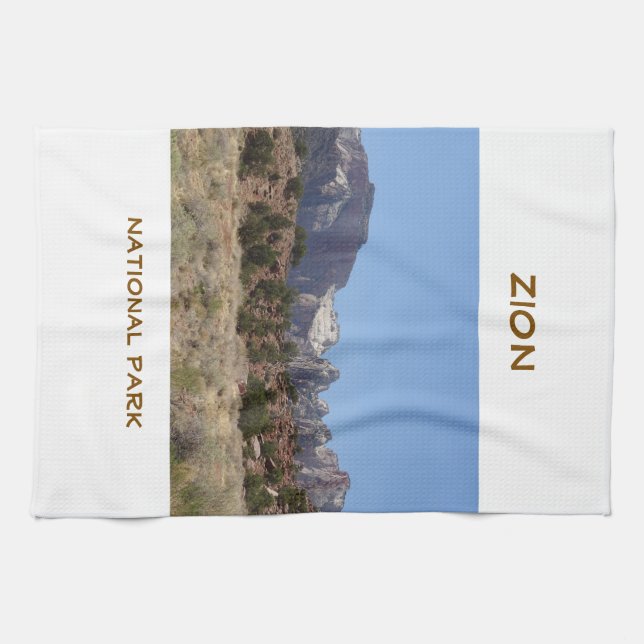 Zion National Park kitchen towel (Horizontal)