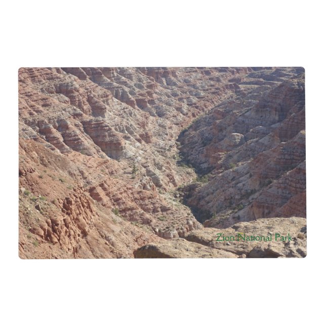 Zion National Park laminated placemat (Front)