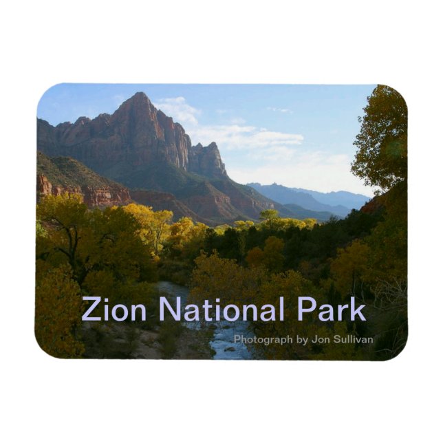 Zion National Park Magnet (Horizontal)