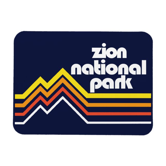 Zion National Park Magnet (Horizontal)