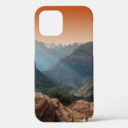 Zion National Park Mountains Landscape iPhone 12 Case