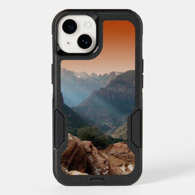 Zion National Park Mountains Landscape Otterbox iPhone Case (Back)