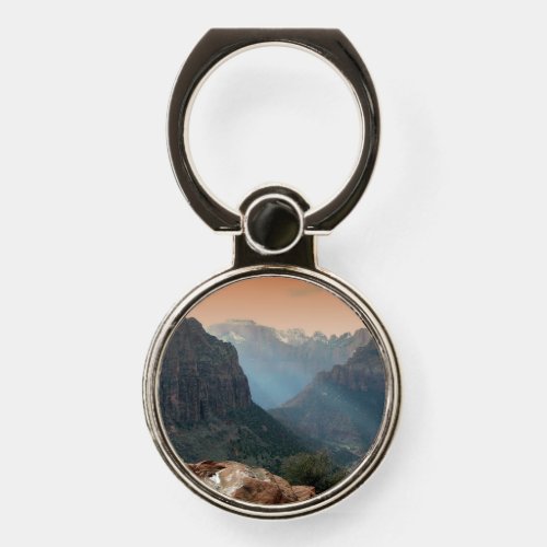 Zion National Park Mountains Landscape Phone Ring Stand