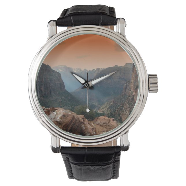 Zion National Park Mountains Landscape Watch (Front)