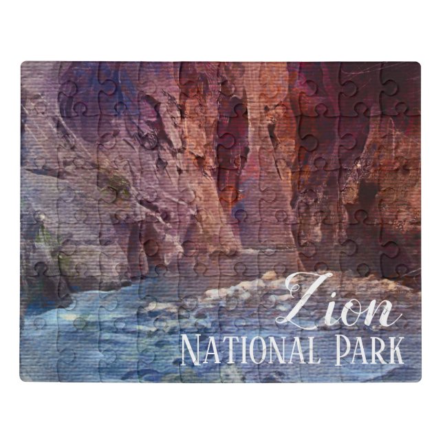 Zion National Park Narrows Puzzle (Puzzle Horizontal)