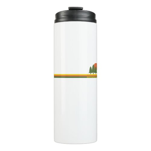 Zion National Park Pine Trees Sun Thermal Tumbler