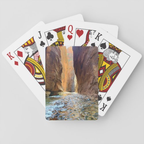 Zion National Park Playing Cards The Narrows Hike Poker Cards