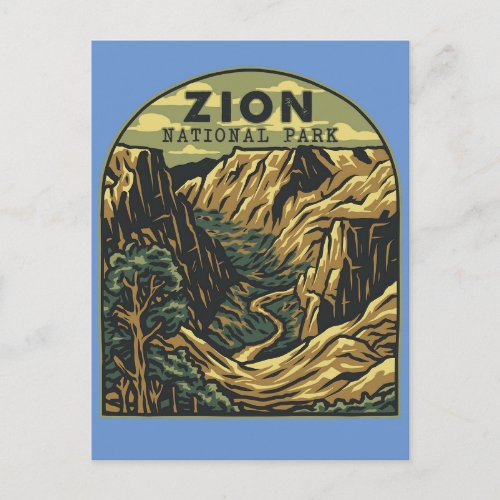 Zion National Park  Postcard