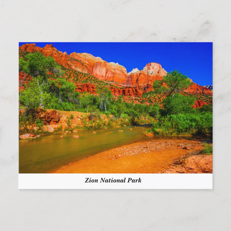 Zion National Park Postcard Zazzle