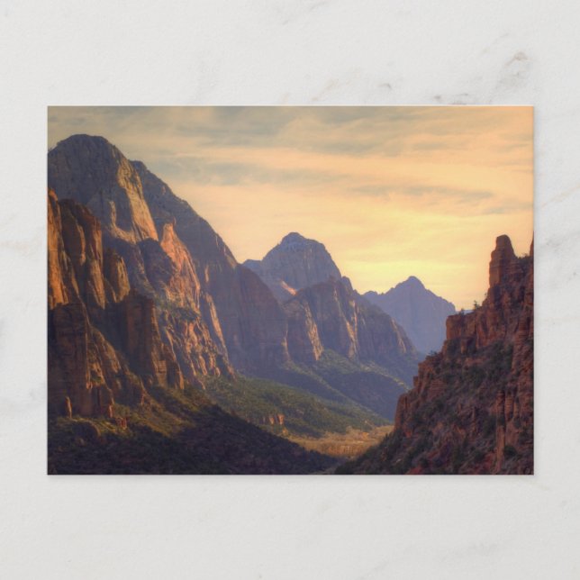 Zion National Park Postcard (Front)