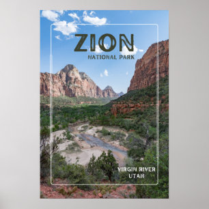 Zion National Park Poster