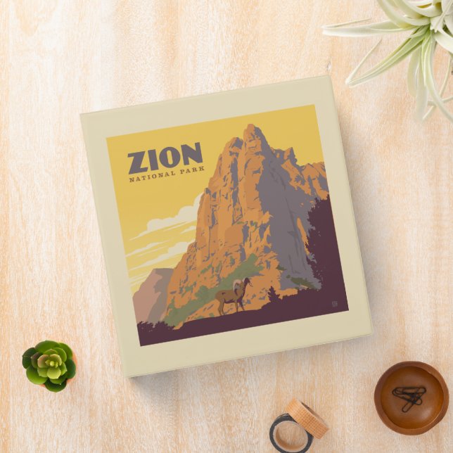 Zion National Park | Ram 3 Ring Binder (In Situ)