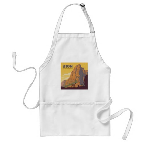 Zion National Park  Ram Adult Apron