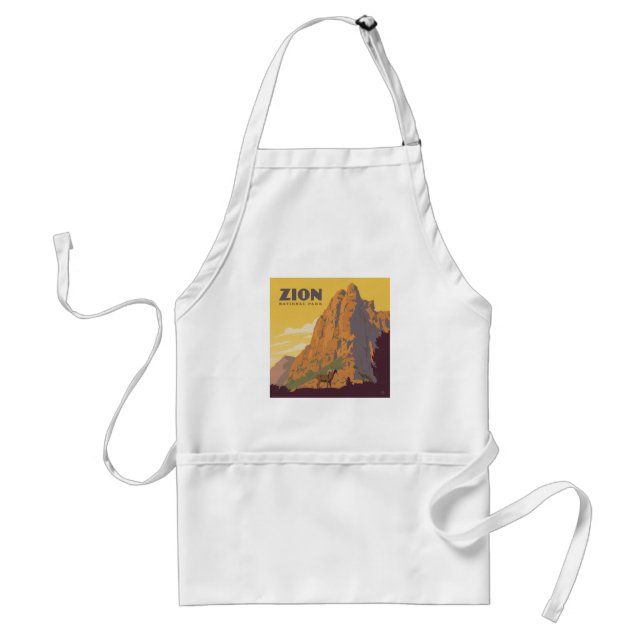 Zion National Park | Ram Adult Apron (Front)