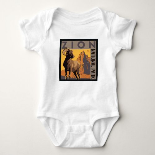 Zion National Park  Ram Baby Bodysuit