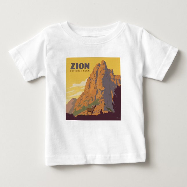 Zion National Park | Ram Baby T-Shirt (Front)