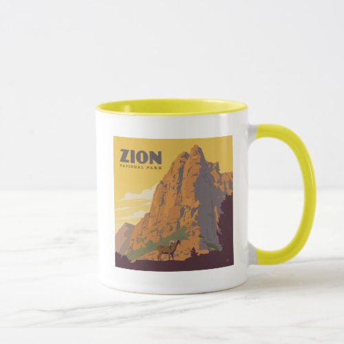 Zion National Park  Ram Mug